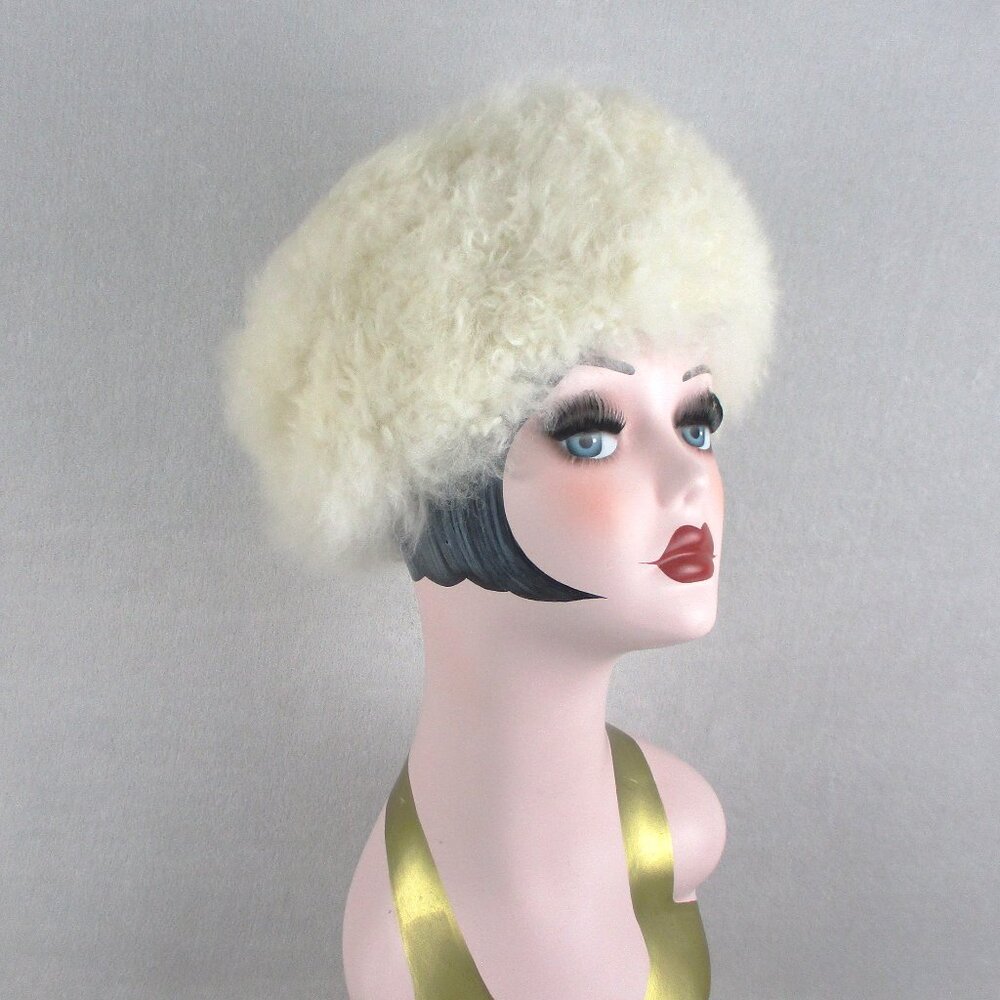 Elegant Cream Fur Hat